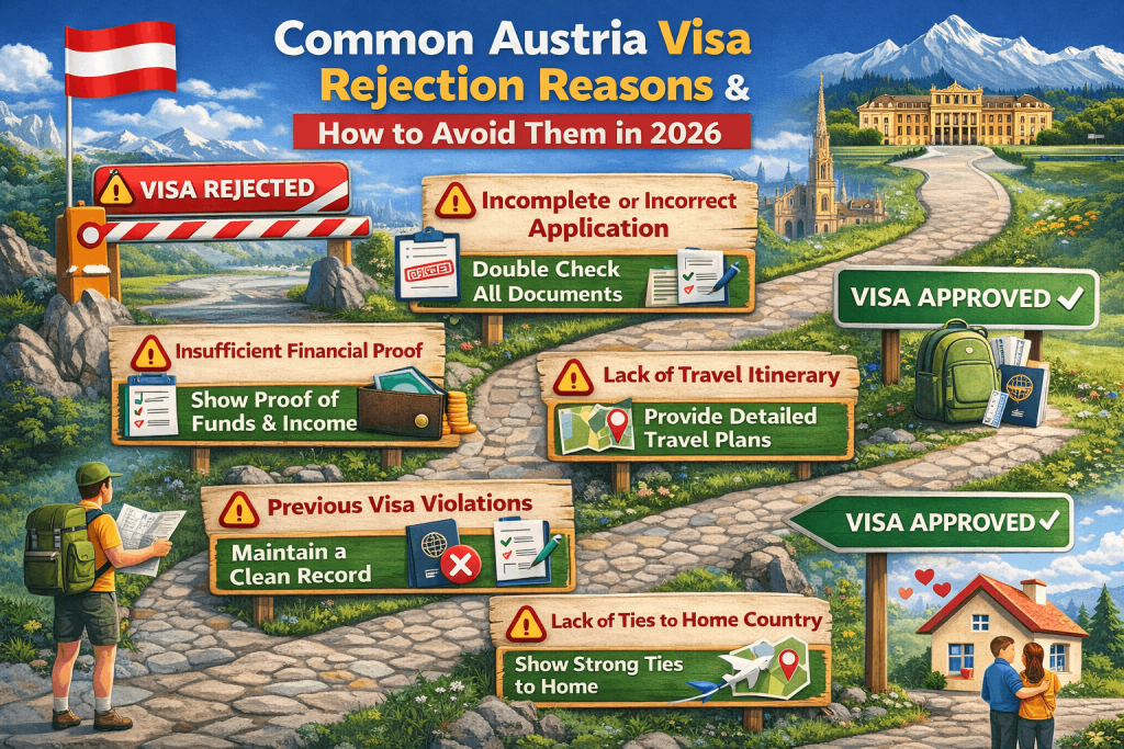 Austria visa rejection reasons