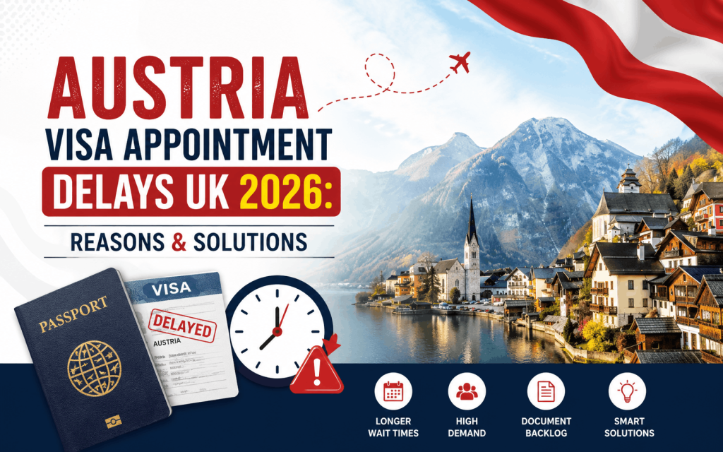 Austria visa appointment delays in UK